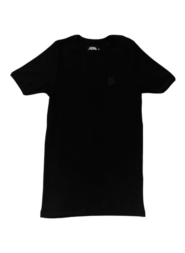CAMISETA CANELADA PRETA