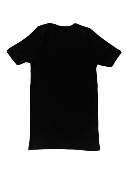 CAMISETA CANELADA PRETA