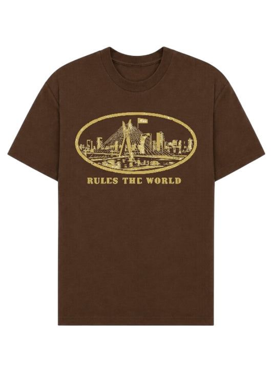 CAMISETA RULES MARROM